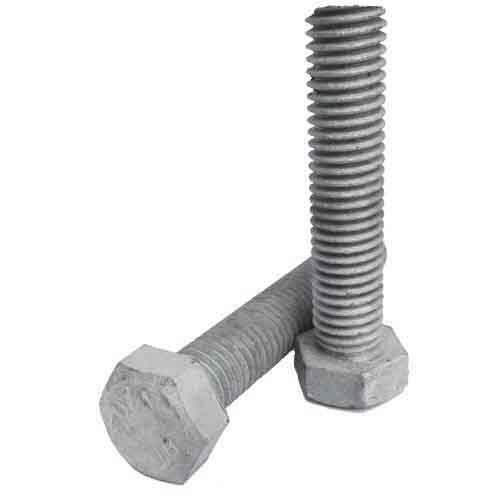 HTB587G 5/8"-11 X 7" Hex Tap Bolt, Coarse, A307 Grade A, HDG